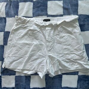 Banana Republic Women's High Waist White Shorts